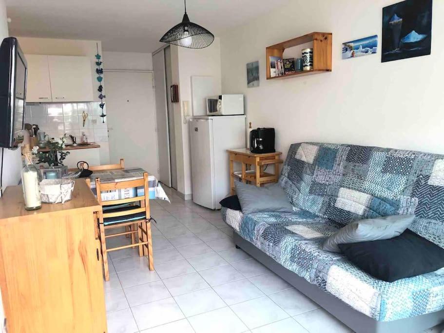 Coquet T2, Quartier Des Quilles, Climatise, 300M Des Plages Sète Esterno foto